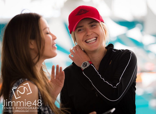 Усміхнена Світоліна поспілкувалася з журналістами напередодні старту на Miami Open