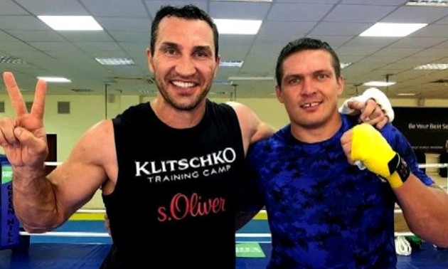 Кличко працював спаринг-партнером Усика Кличко працював спаринг-партнером Усика