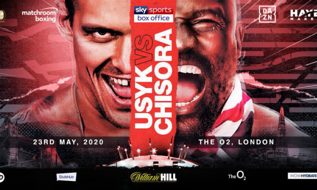 Бій Усик – Чісора перенесуть через коронавірус Бій Усик – Чісора перенесуть через коронавірус