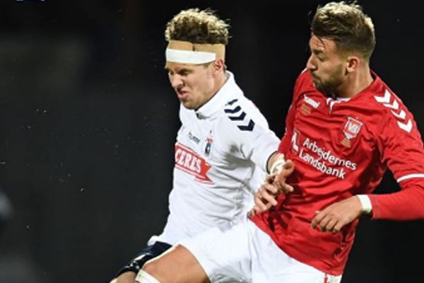 Юрченко відзначився дебютним асистом в чемпіонаті Данії (ВІДЕО)