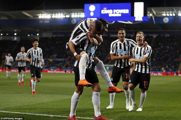 АПЛ. 34 тур. "Лестер" програв вдома "Ньюкаслу" АПЛ. 34 тур. "Лестер" програв вдома "Ньюкаслу"