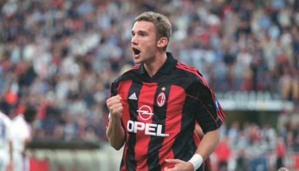 Шевченко - у списку кращих футболістів сучасності