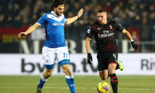 Серія А. 21 тур. "Мілан" вирвав перемогу у "Брешії", 7 голів команди Малиновсього