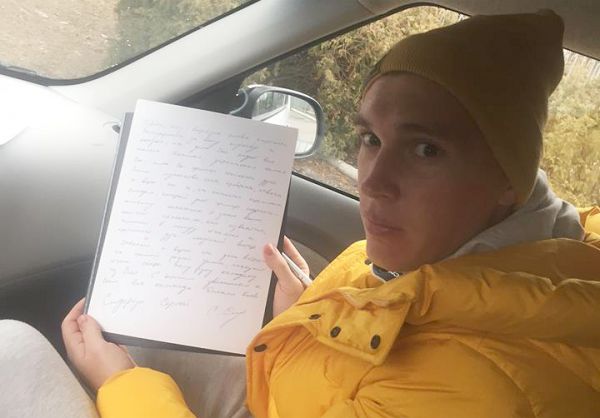 Сидорчук написав листа нашим морякам у Росії