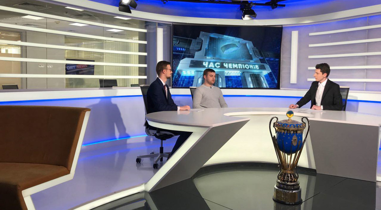 В студии телеканала XSPORT побывал Роман Благой и Кубок Украины по хоккею