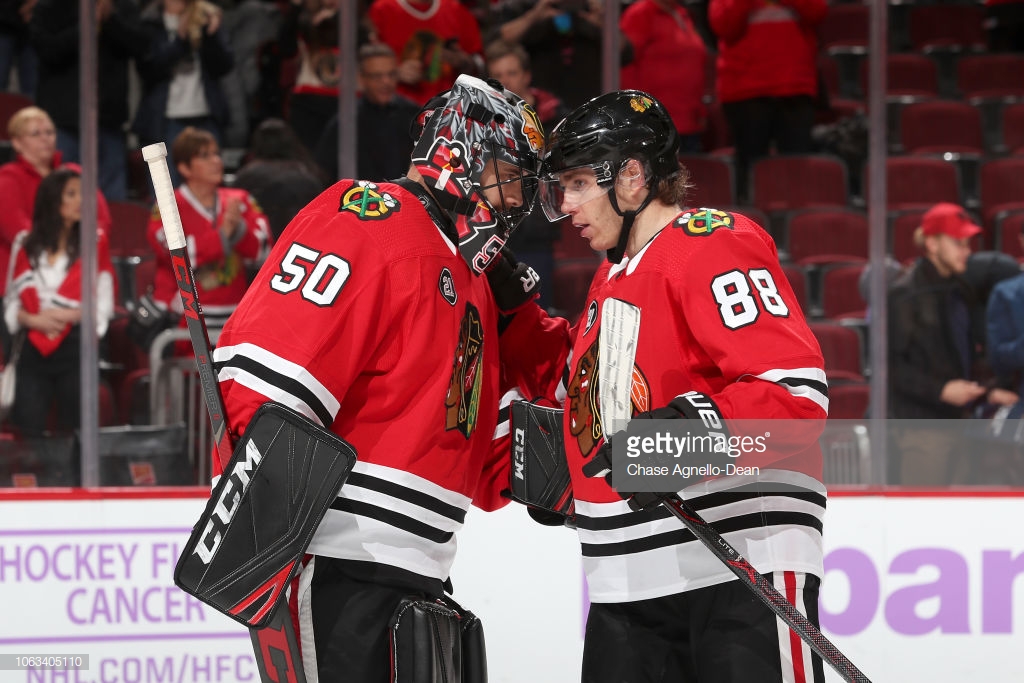 "Чикаго" - "Эдмонтон" (3:1): первая победа "Блэкхокс"