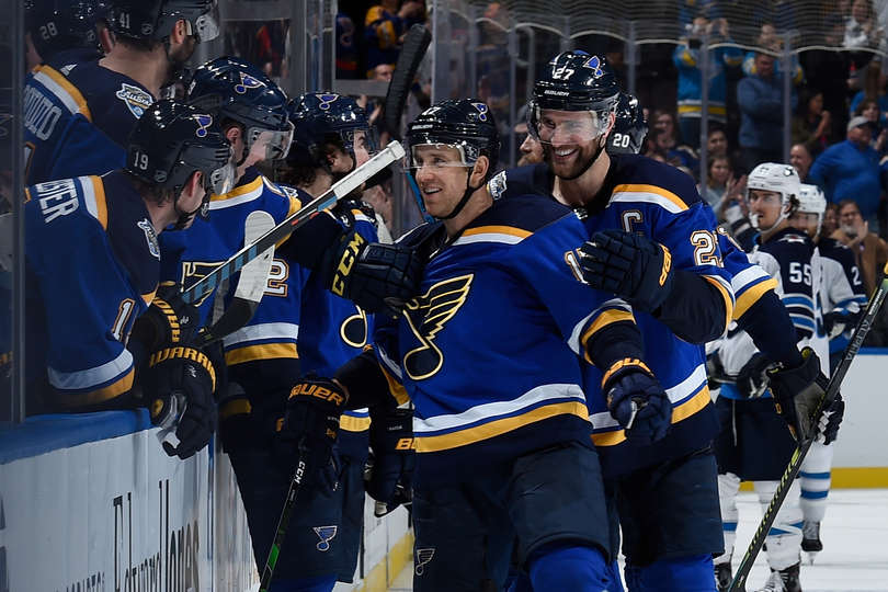 "Сент-Луис" - "Виннипег" (4:1): восьмая победа "Блюз"