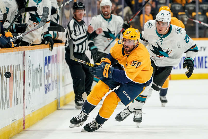 "Нэшвилл" - "Сан-Хосе" (5:2): четвертое подряд поражение "Шаркс"