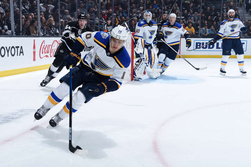 "Лос-Анджелес" - "Сент-Луис" (1:4): досрочная победа "Блюз"