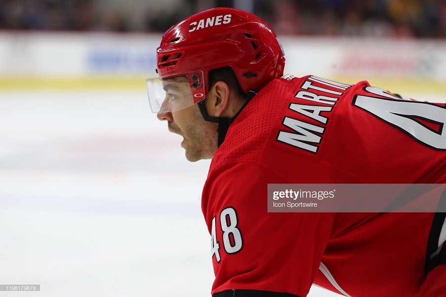 Мартинюк пропустит неопределенный срок с травмой верхней части тела