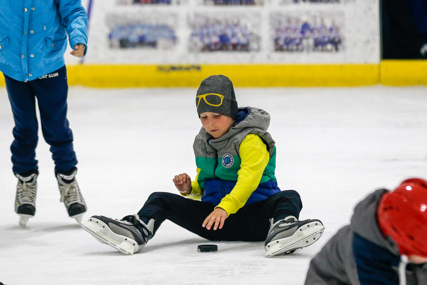 Украинская хоккейная лига и БФ «С теплом в сердце» провели открытую тренировку для детей с инвалидностью