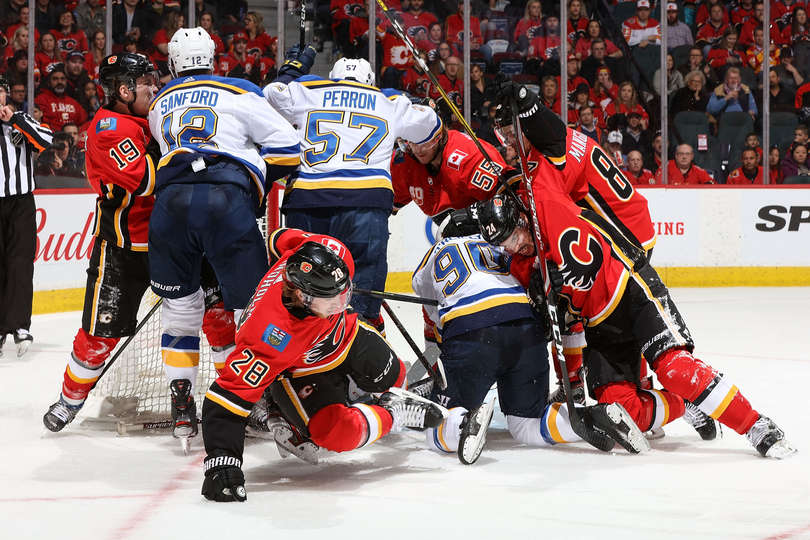 "Калгари" - "Сент-Луис" (4:5 Б): "Блюз" вырвали два очка