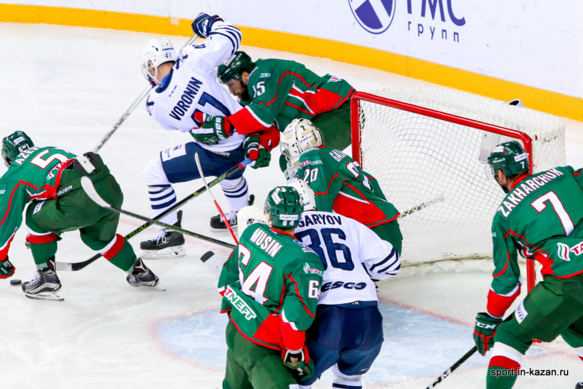 КХЛ: Проигрыш минчан, седьмая победа подряд «Ак Барса» и другие результаты поединков (видео)