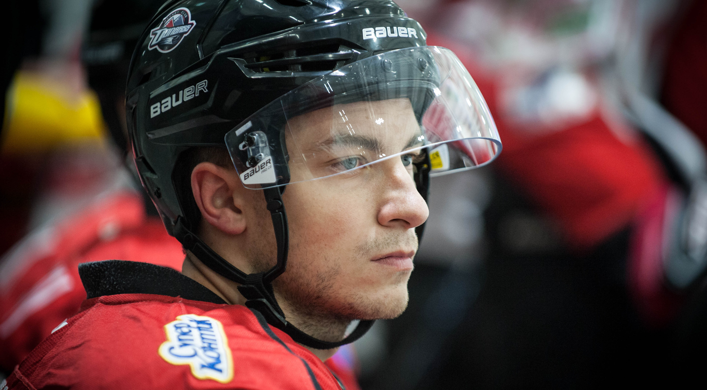 Илья Коренчук – автор первой шайбы «Донбасса» на Континентальном кубке-2020