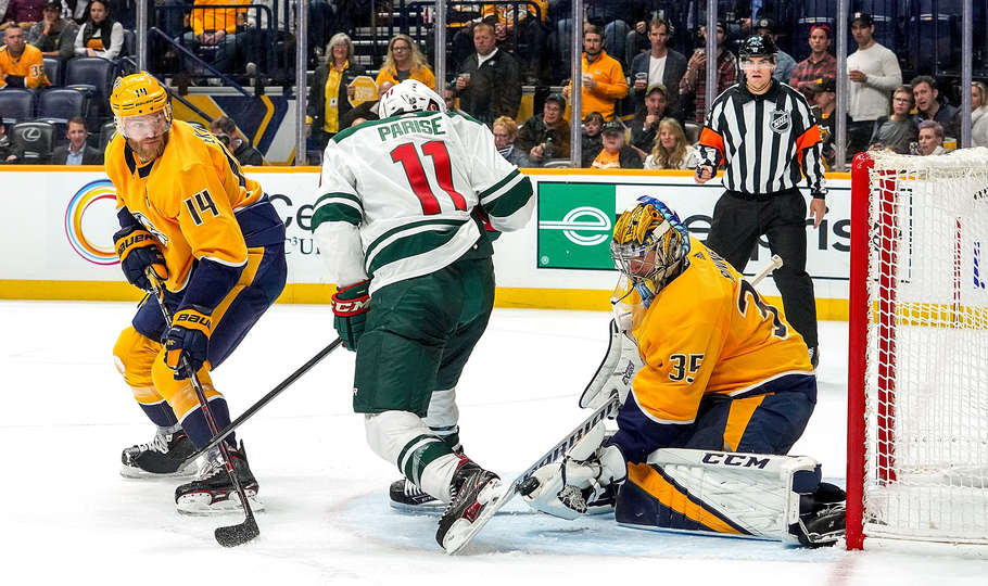 "Нэшвилл" - "Миннесота" (4:0): первый шатаут Ринне