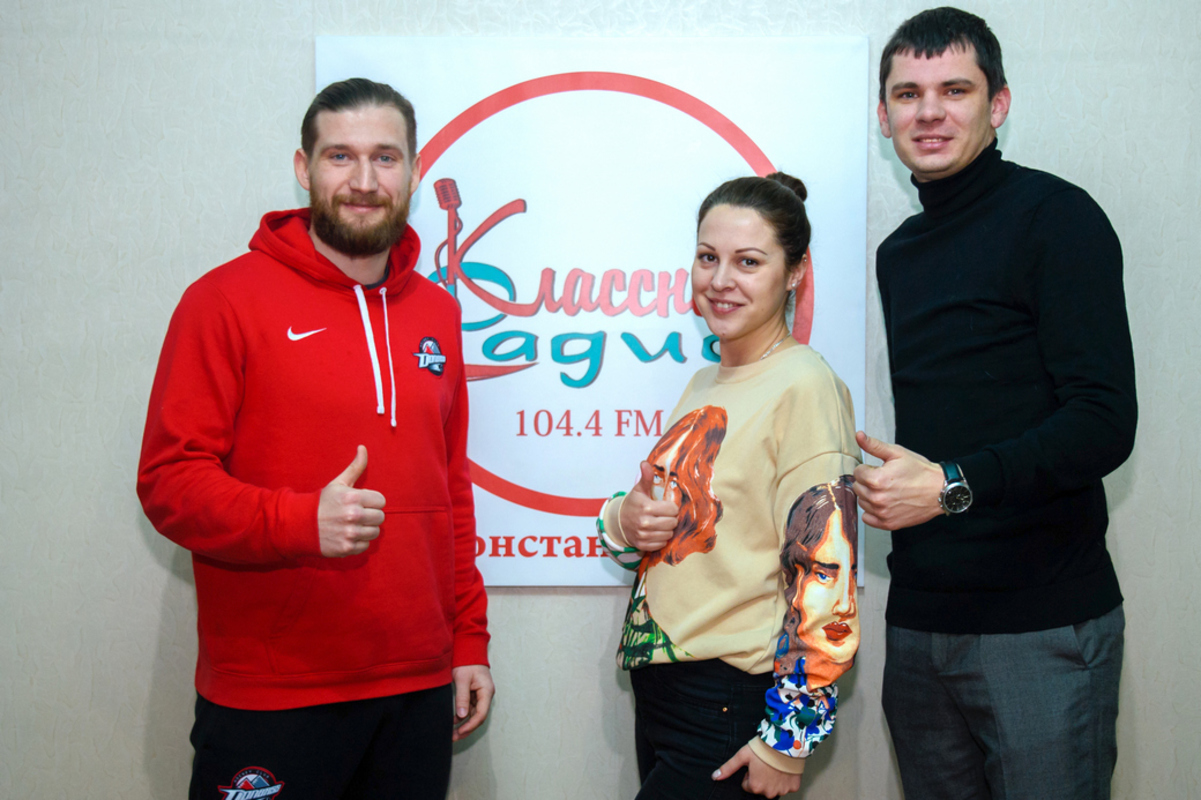 Федор Ильенко и Айнарс Подзиньш стали утренними гостями студии «Классного радио»