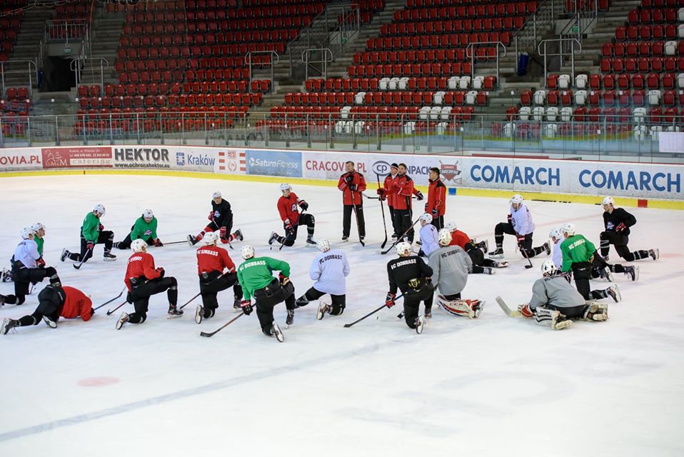 Сюжет телеканала XSPORT о первой тренировке дончан в Кракове