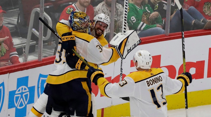 Пекка Ринне забивает гол