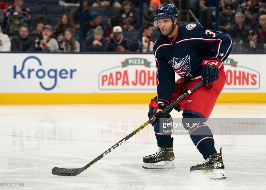 Сет Джонс вышел на лед впервые после операции