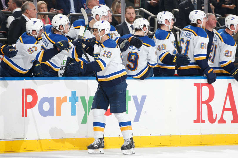 "Рейнджерс" - "Сент-Луис" (1:3): восьмая подряд победа "Блюз"