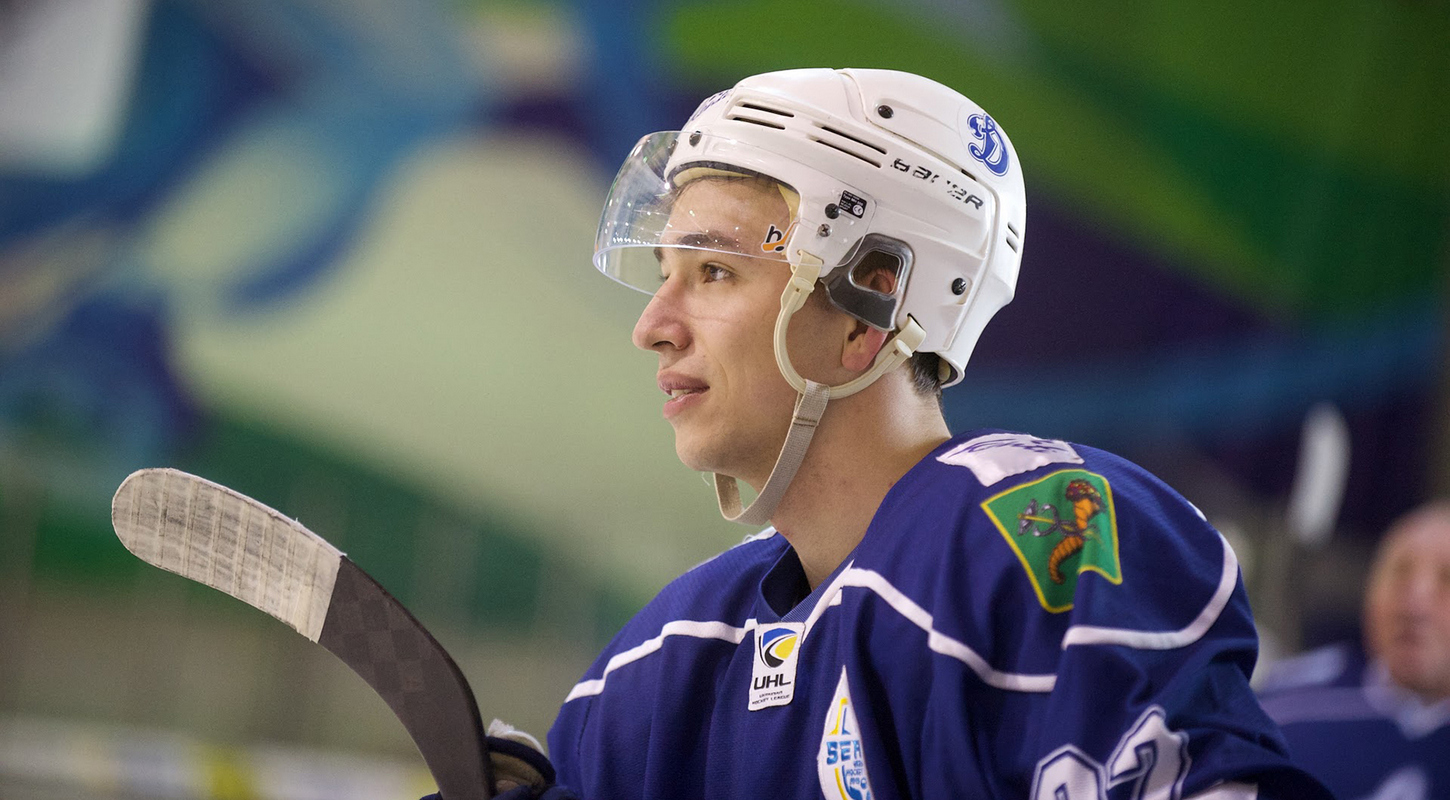 Александр Праведный стал первым игроком в истории МХК «Динамо», сыгравший 100 матчей за клуб