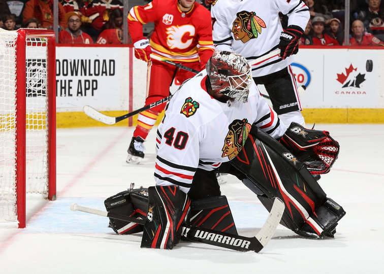 "Калгари" - "Чикаго" (3:5): четыре очка Кейна 