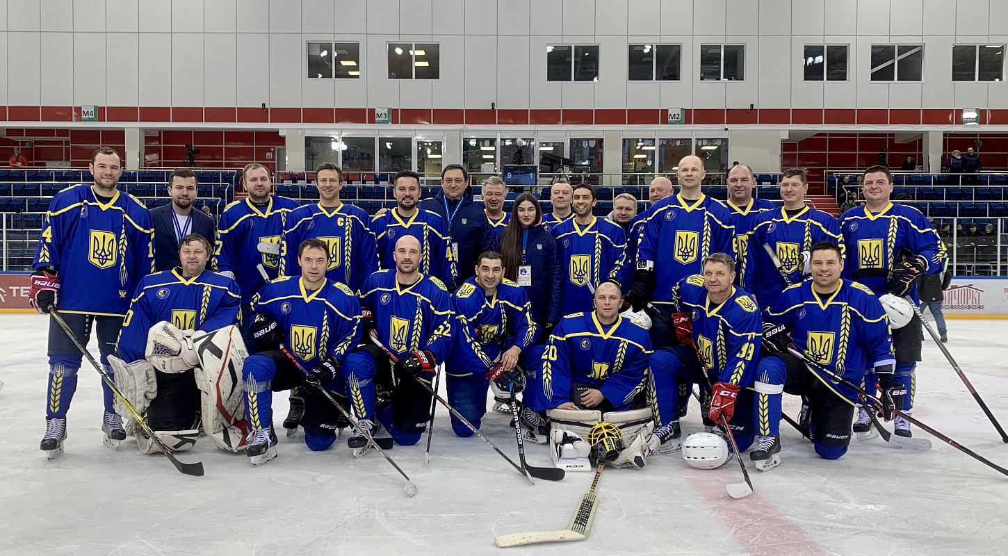 Ветеранская сборная Украины заняла пятое место на Рождественском турнире