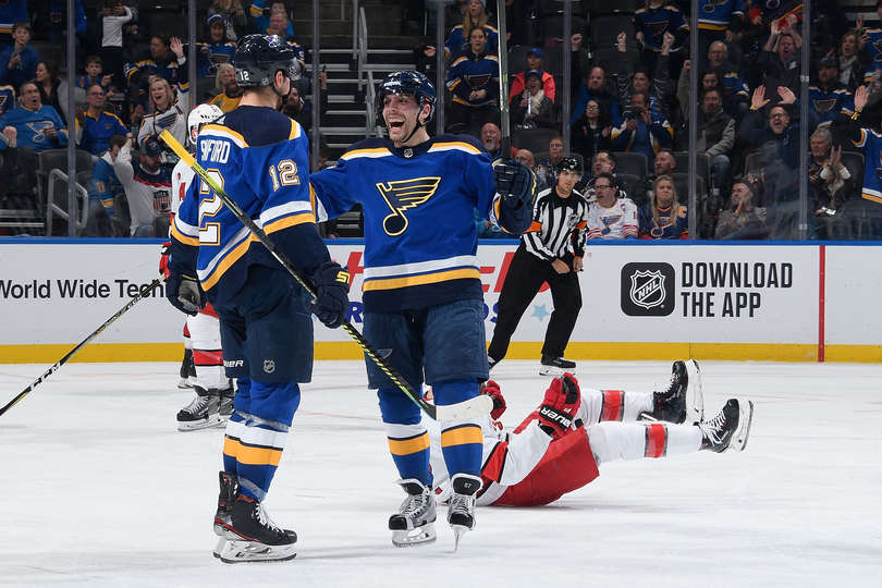 "Сент-Луис" - "Каролина" (6:3): Фолк помог в матче с бывшей командой