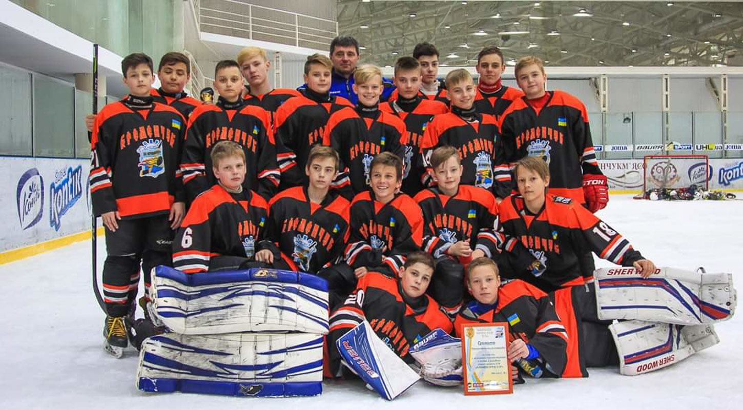 Тренировка юных хоккеистов ХК «Кременчук» (видео)