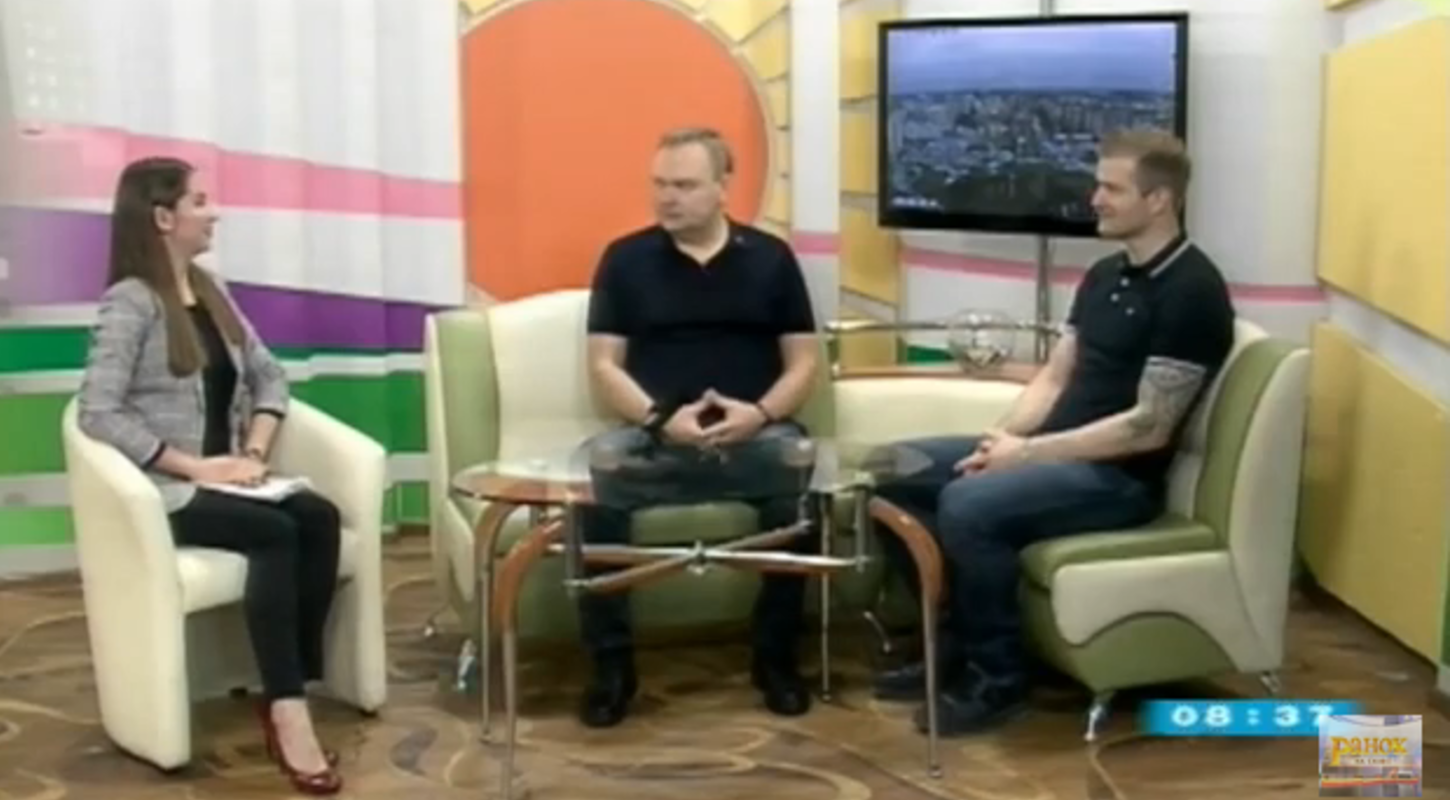 Дмтрий Пидгурский и Александр Матерухин стали гостями передачи «Ранок» на канале UA:Херсон