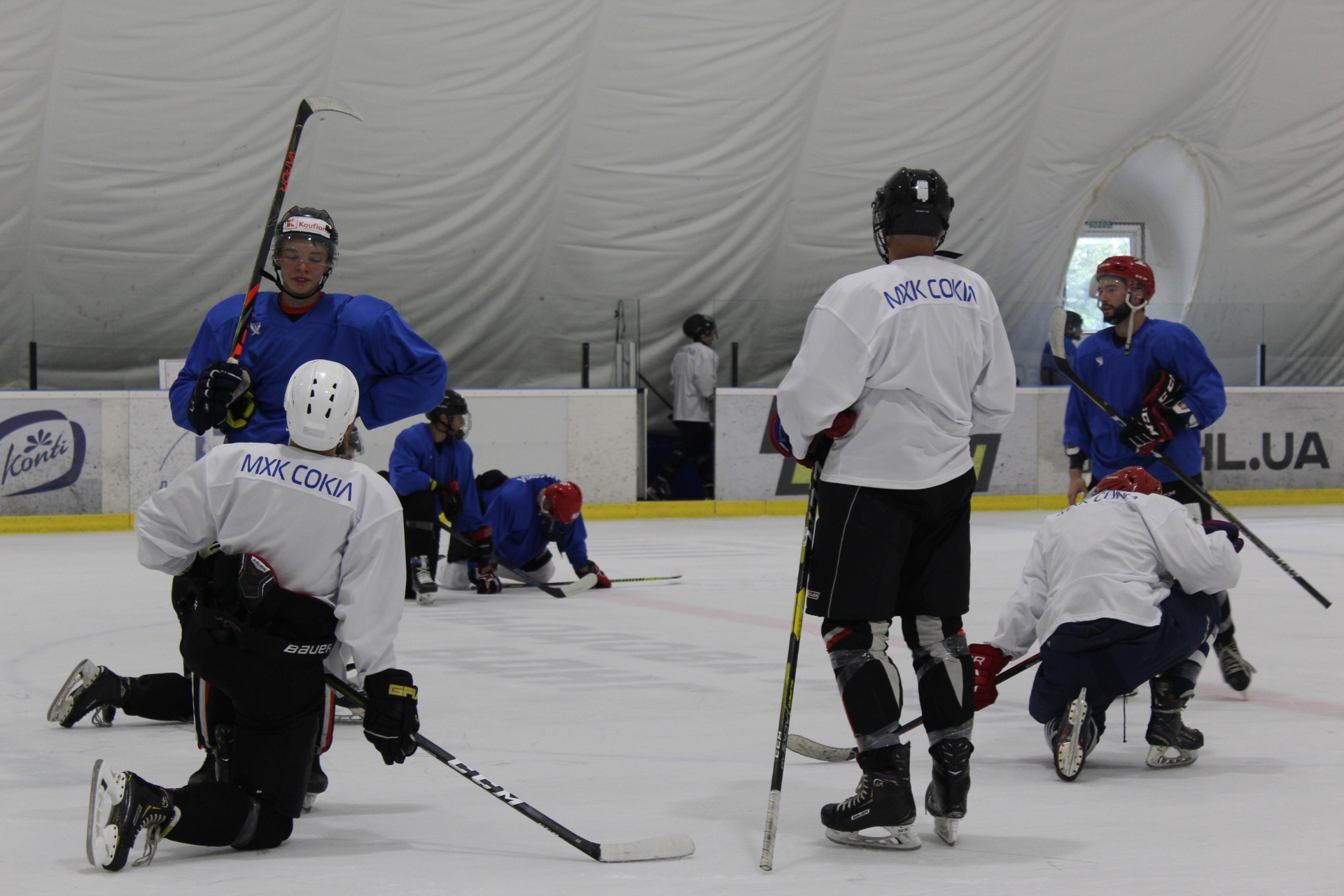 МХК «Сокол» начал сборы и провел первую тренировку