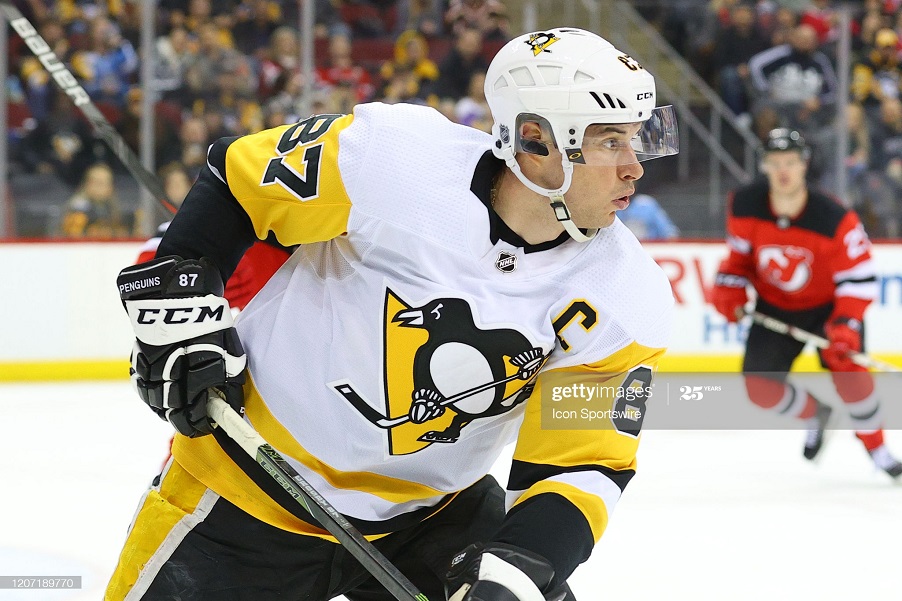 Кросби вышел на лед перед занятием "Пингвинз"