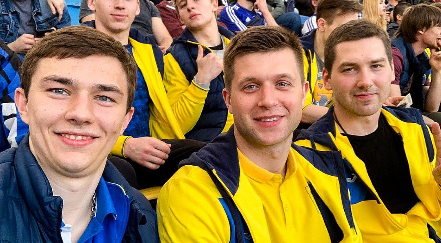 Сборная Украины посетила матч между «Динамо» и «Шахтёром» (фото)