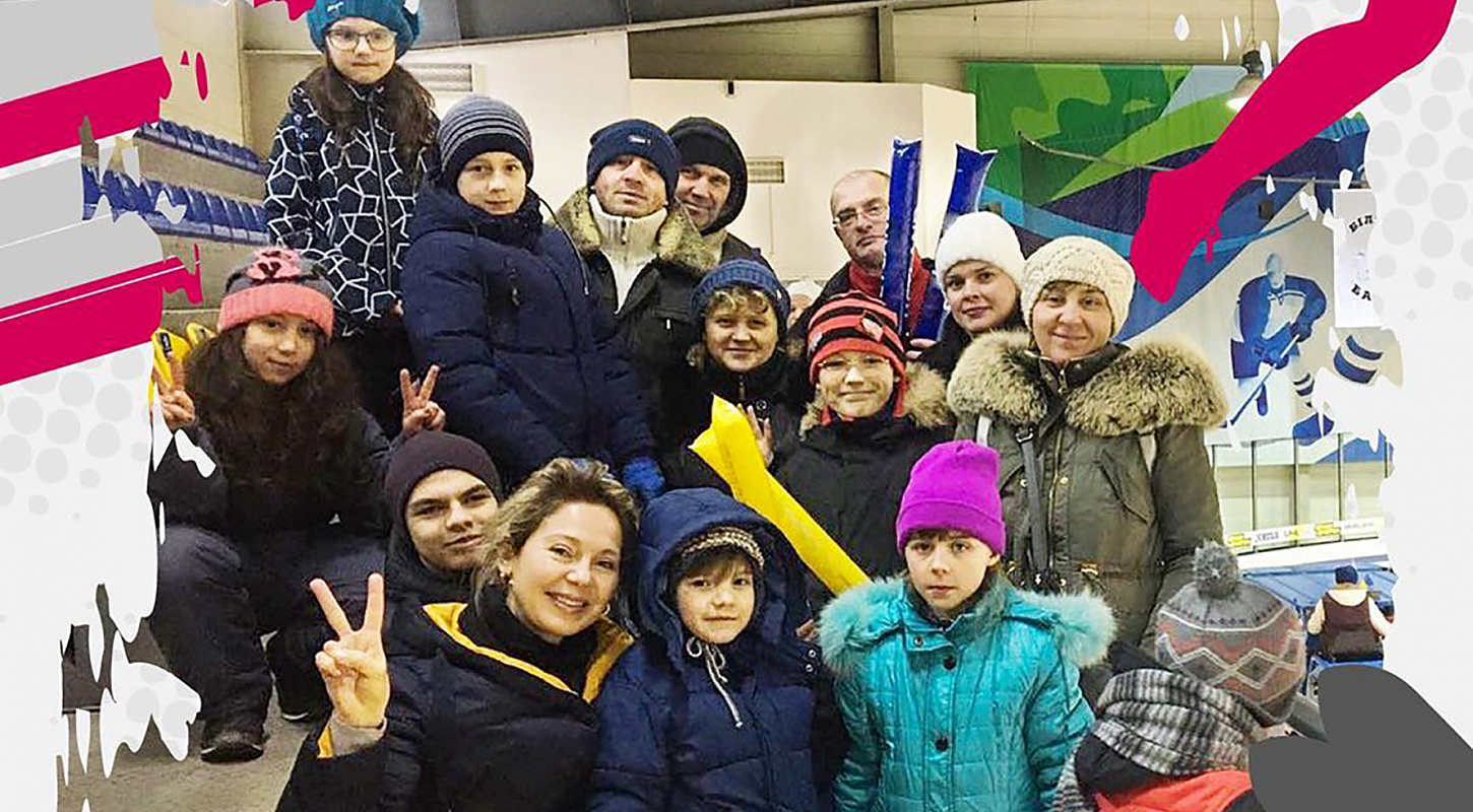 Дети из уязвимых групп населения посетили домашний матч МХК «Динамо»