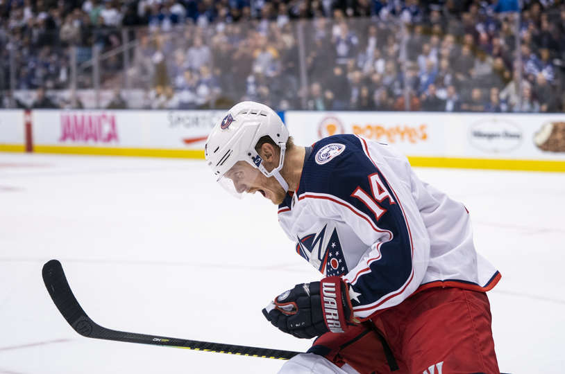 "Торонто" - "Коламбус" (3:4 ОТ): буллит Нюквиста в овертайме