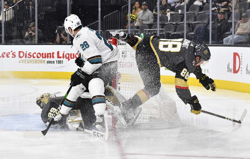 "Вегас" - "Сан-Хосе" (1:2 ОТ): победа от Кутюра