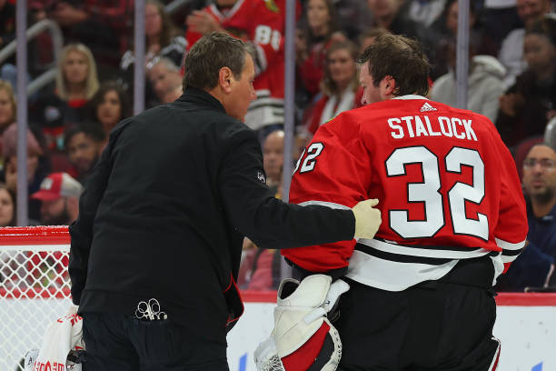 У Стэлока сотрясение мозга после столкновения с Сизикасом