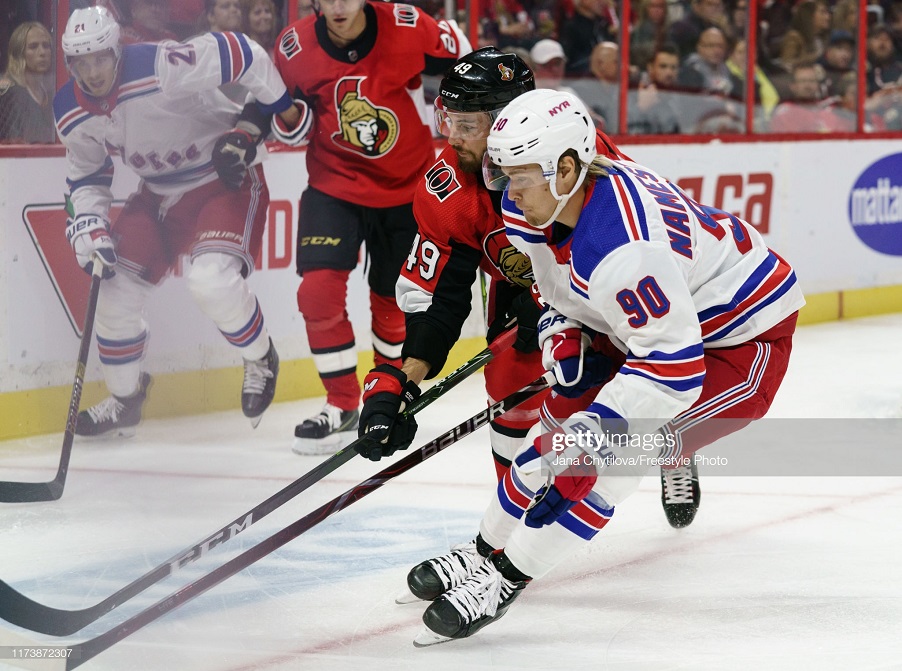 "Рейнджерс" обменяли Наместникова в "Оттаву"