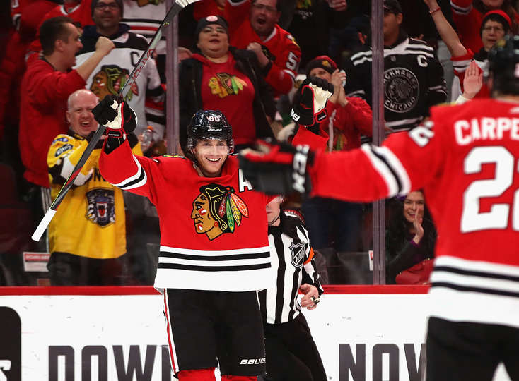 "Чикаго" - "Виннипег" (5:2): 1000-е очко Кейна