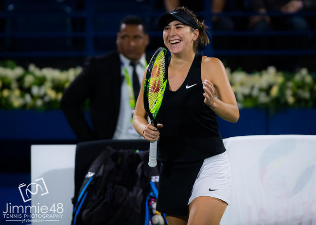 Дубай. Плишкова с трудом прошла Риск, Бенчич поспорит с Халеп за выход в полуфинал