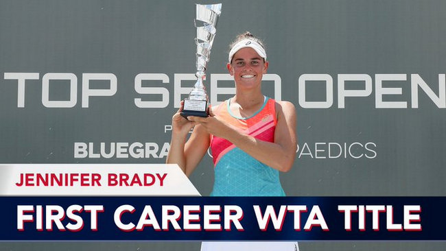 Лексингтон. Дженнифер Брэйди выиграла дебютный титул WTA Лексингтон. Дженнифер Брэйди выиграла дебютный титул WTA