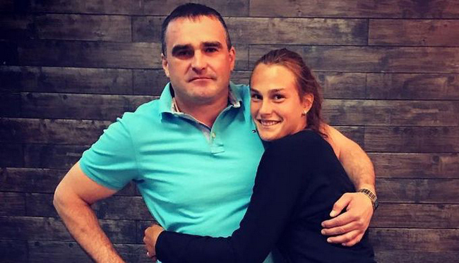 У первой ракетки Беларуси умер отец У первой ракетки Беларуси умер отец