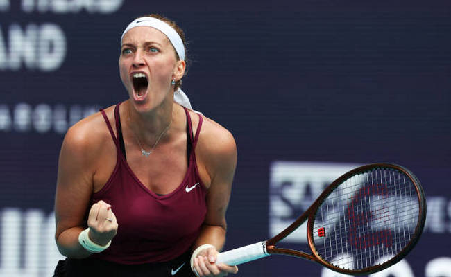 Майами. Квитова победила Рыбакину и выиграла 30-й титул в карьере Майами. Квитова победила Рыбакину и выиграла 30-й титул в карьере