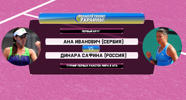 Голосование: Ана Иванович - Динара Сафина. Турнир первых ракеток мира