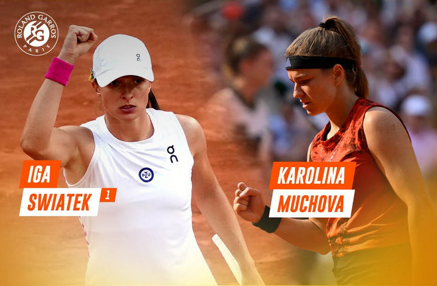 Четвёртый титул Grand Slam для Иги Швёнтек или дебютный для Каролины Муховой: превью финала на Ролан Гаррос