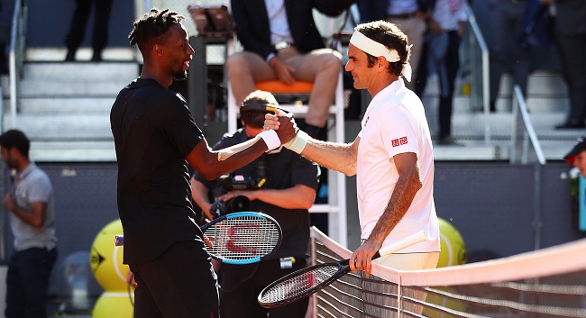 Мадрид. Федерер отыгрывается с матчболов Монфиса, Вавринка побеждает Нисикори Мадрид. Федерер отыгрывается с матчболов Монфиса, Вавринка побеждает Нисикори