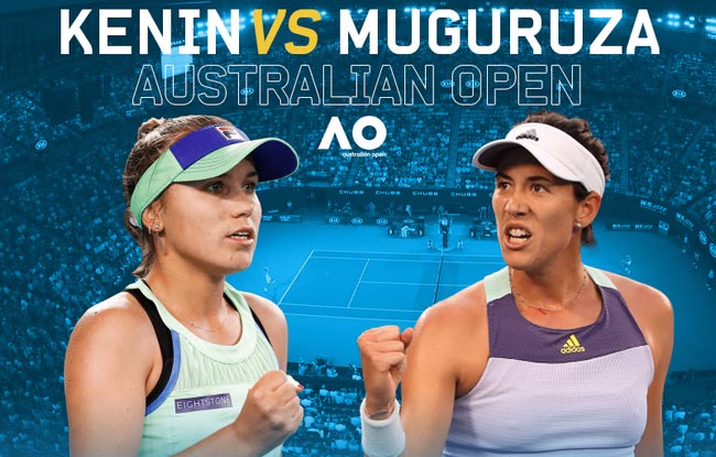 Прямая трансляция: София Кенин - Гарбинье Мугуруса. Australian Open. Финал