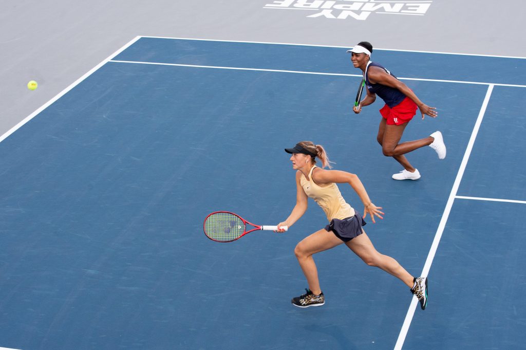 Марта Костюк сыграла в паре с Винус Уильямс на выставочном турнире в США