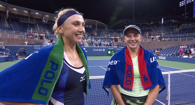 Киченок и Остапенко прокомментировали выход в четвертьфинал US Open