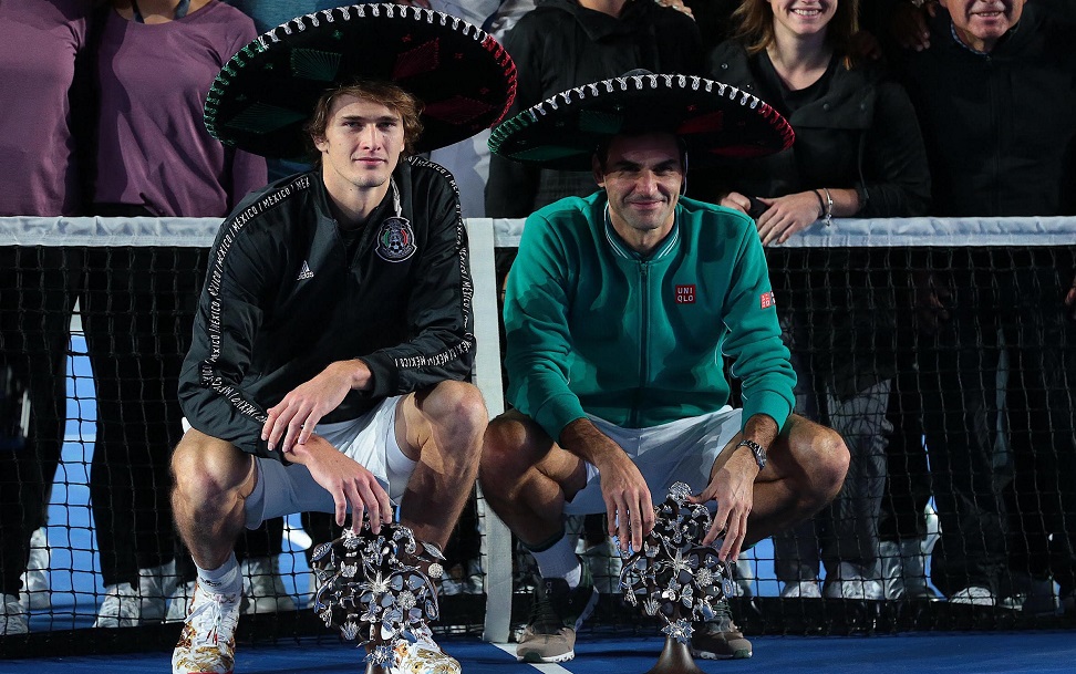 Федерер и Зверев собрали рекордное количество зрителей на теннисном матче